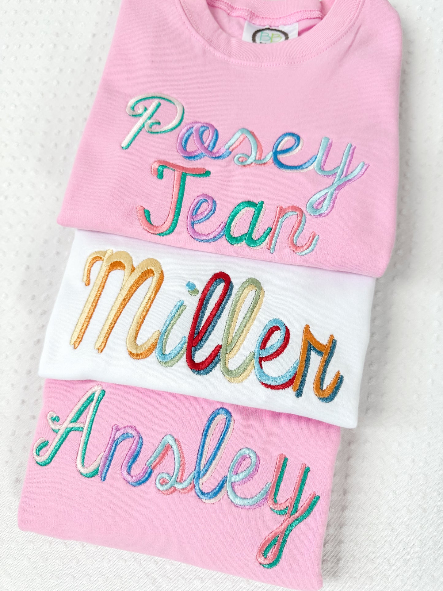 Embroidered T-Shirt Bubble