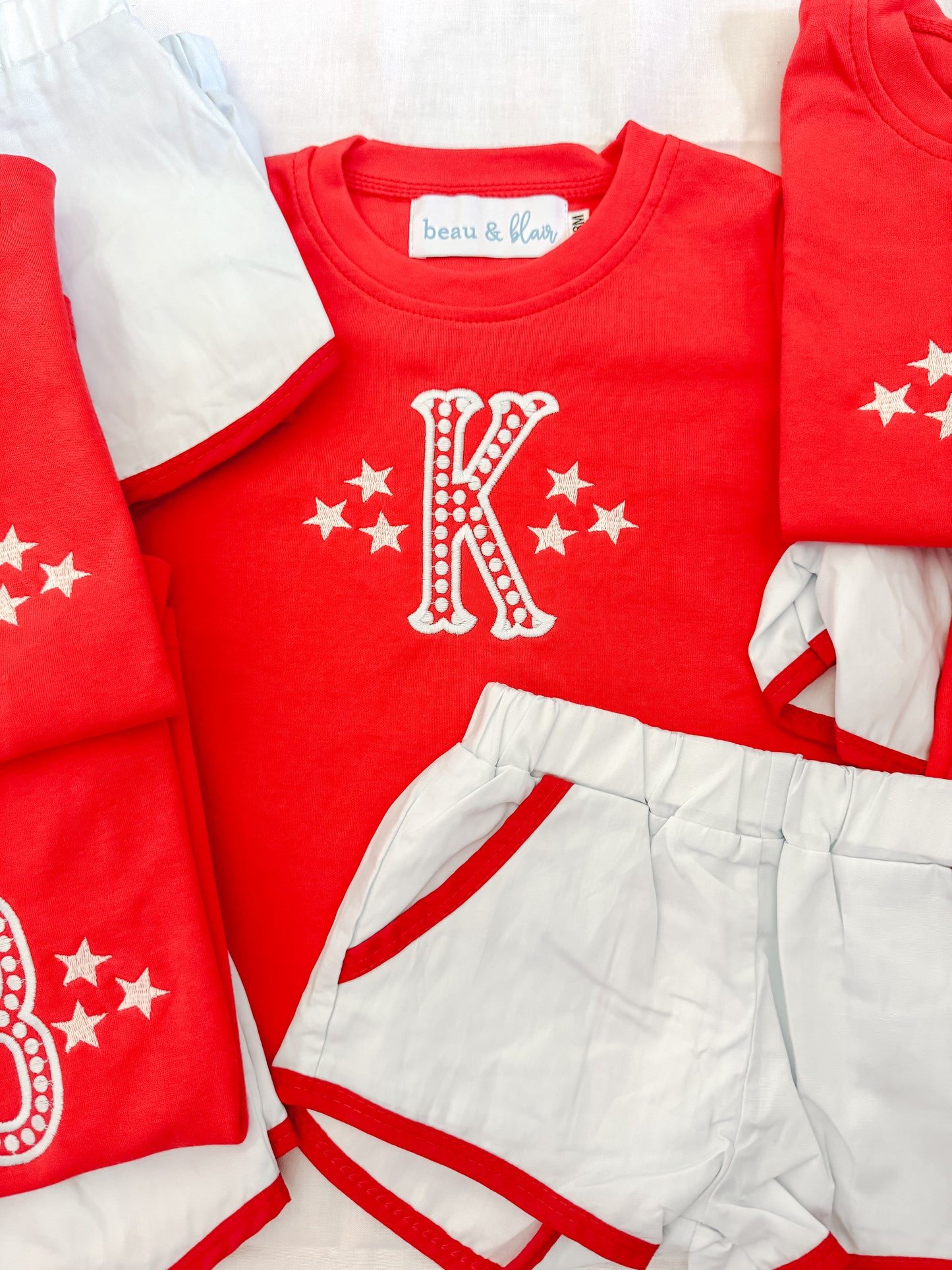 Patriotic Bubble/Dress/Short Set
