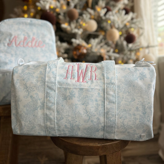 TRVL BLUE TOILE WEEKENDER DUFFEL