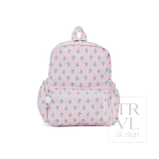 TRVL PETITE FLEUR PINK MINI BACKPACK