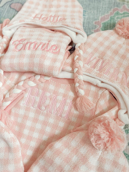 Pink Gingham Rollneck PREORDER