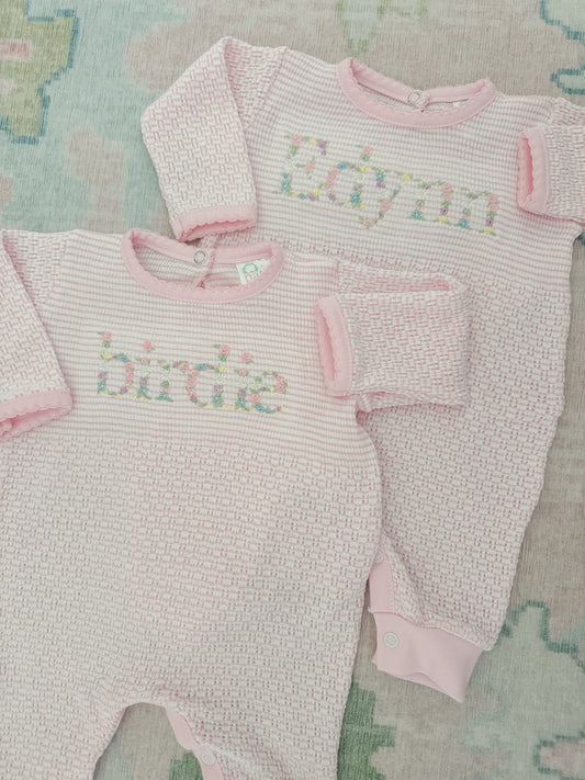Paty Romper with Pima Trim