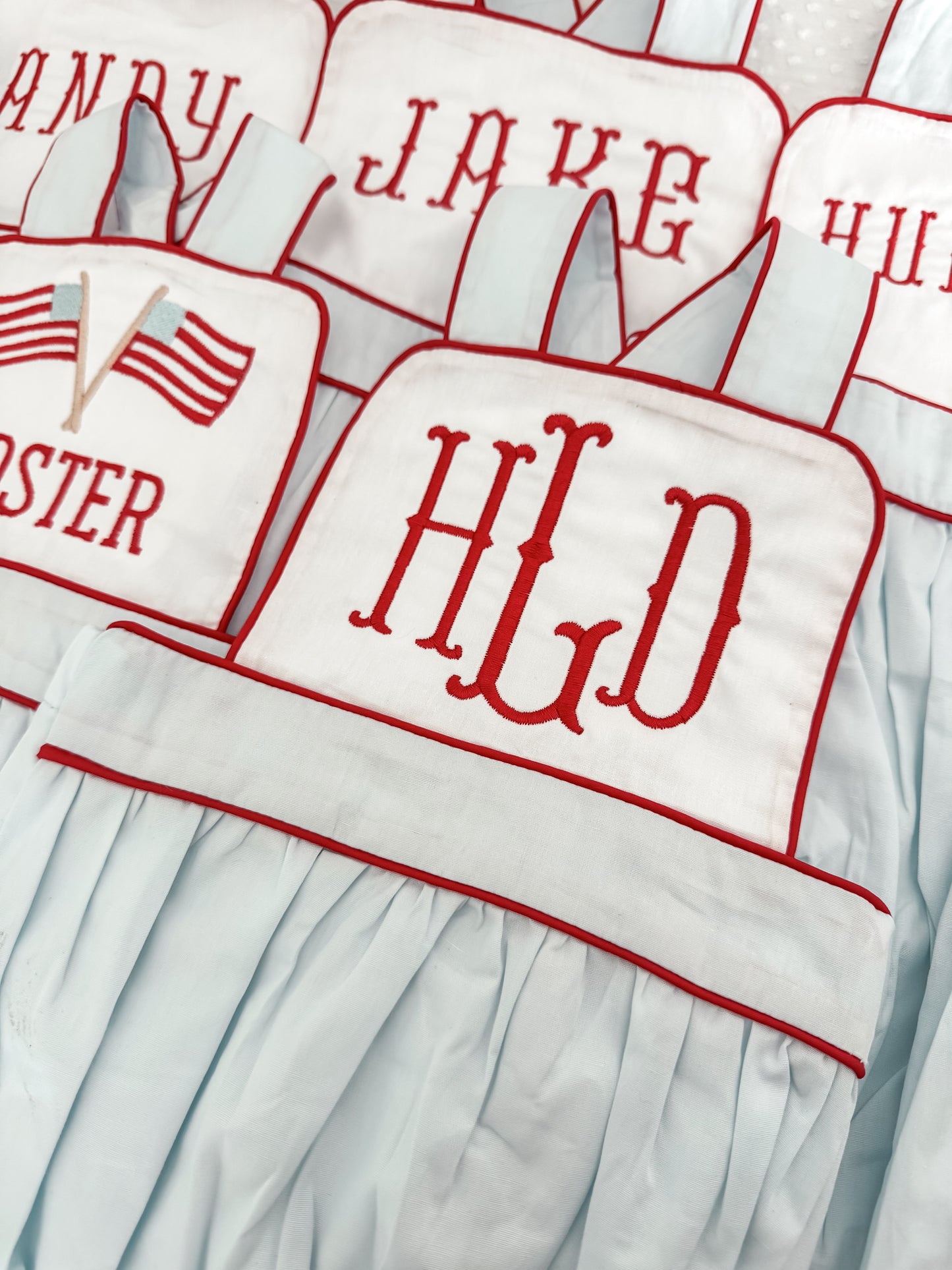 Patriotic Bubble/Dress/Short Set