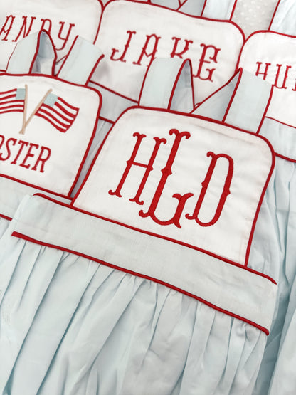 Patriotic Bubble/Dress/Short Set