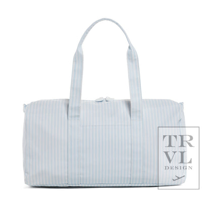 TRVL BLUE PIMLICO STRIPE WEEKENDER DUFFEL