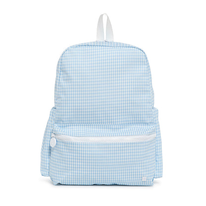 TRVL GINGHAM MIST BACKPACK