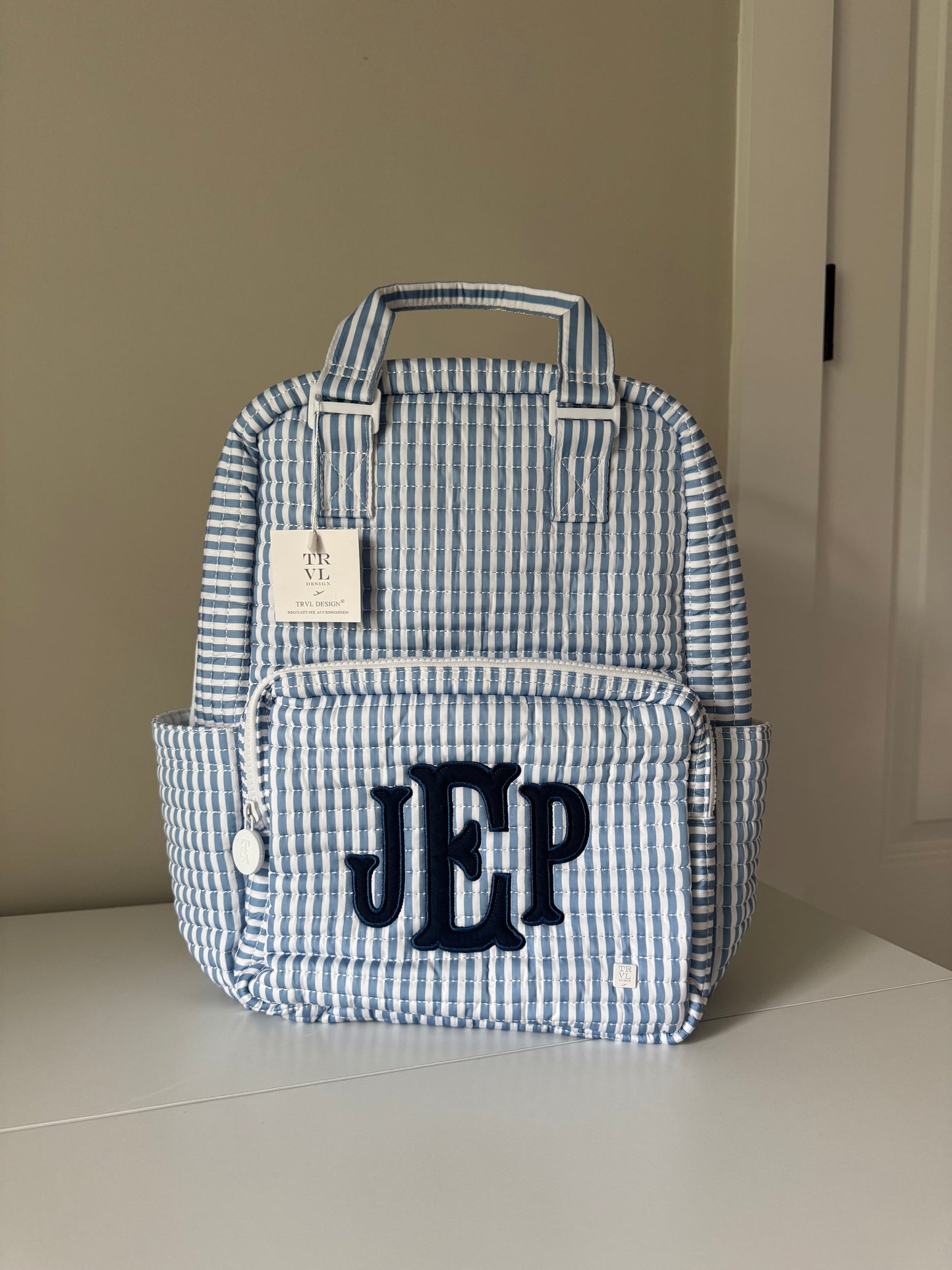 TRVL QUILTED CHAMBRAY DIAPER BAG ONLY