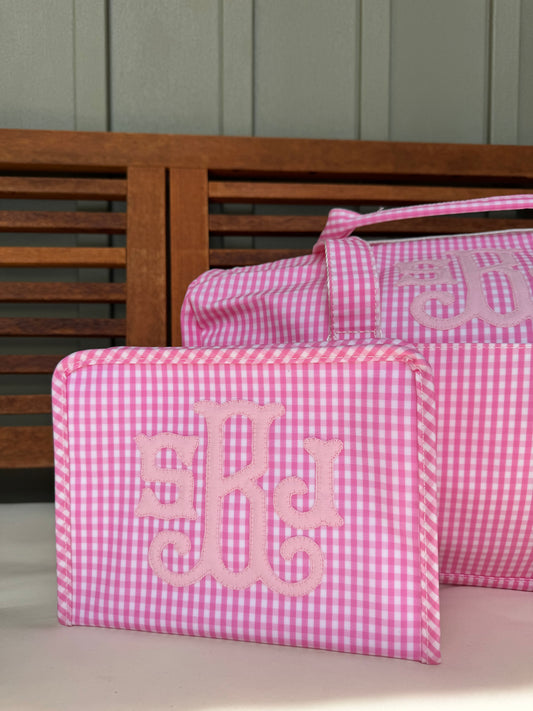 TRVL Pink Gingham Roadies