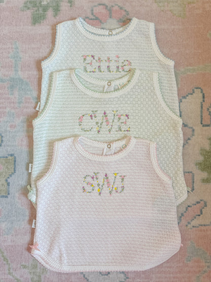 Knit 2pc Diaper Set with or without bows
