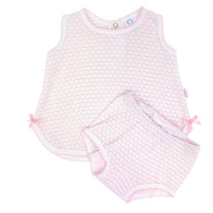 Knit 2pc Diaper Set with or without bows