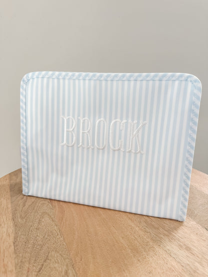 TRVL LARGE BLUE PIMLICO STRIPE ROADIE