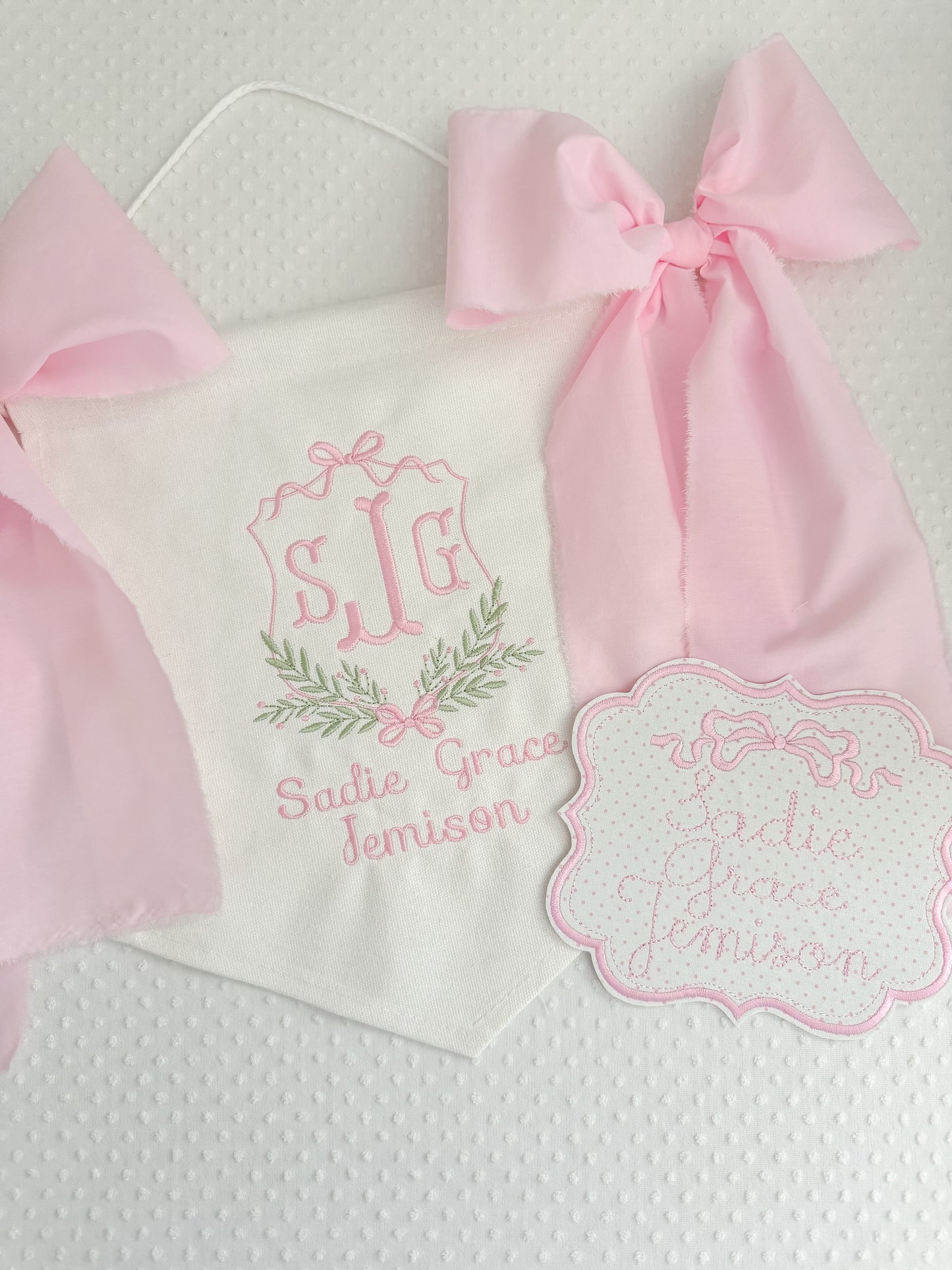 Embroidered Girls Classic Banner