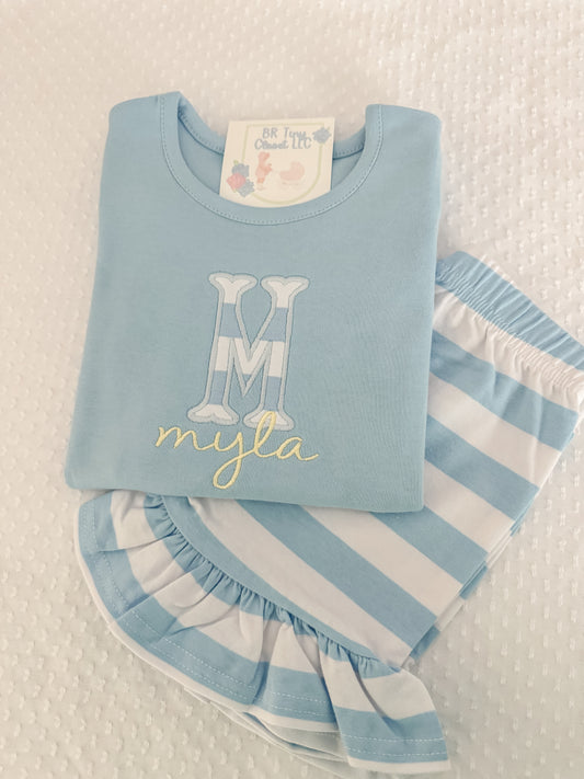 Girls Embroidered Everyday Appliqué Set
