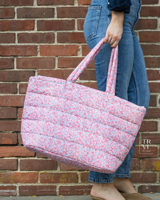 TRVL Quilted Puffer Jumbo Tote Bag