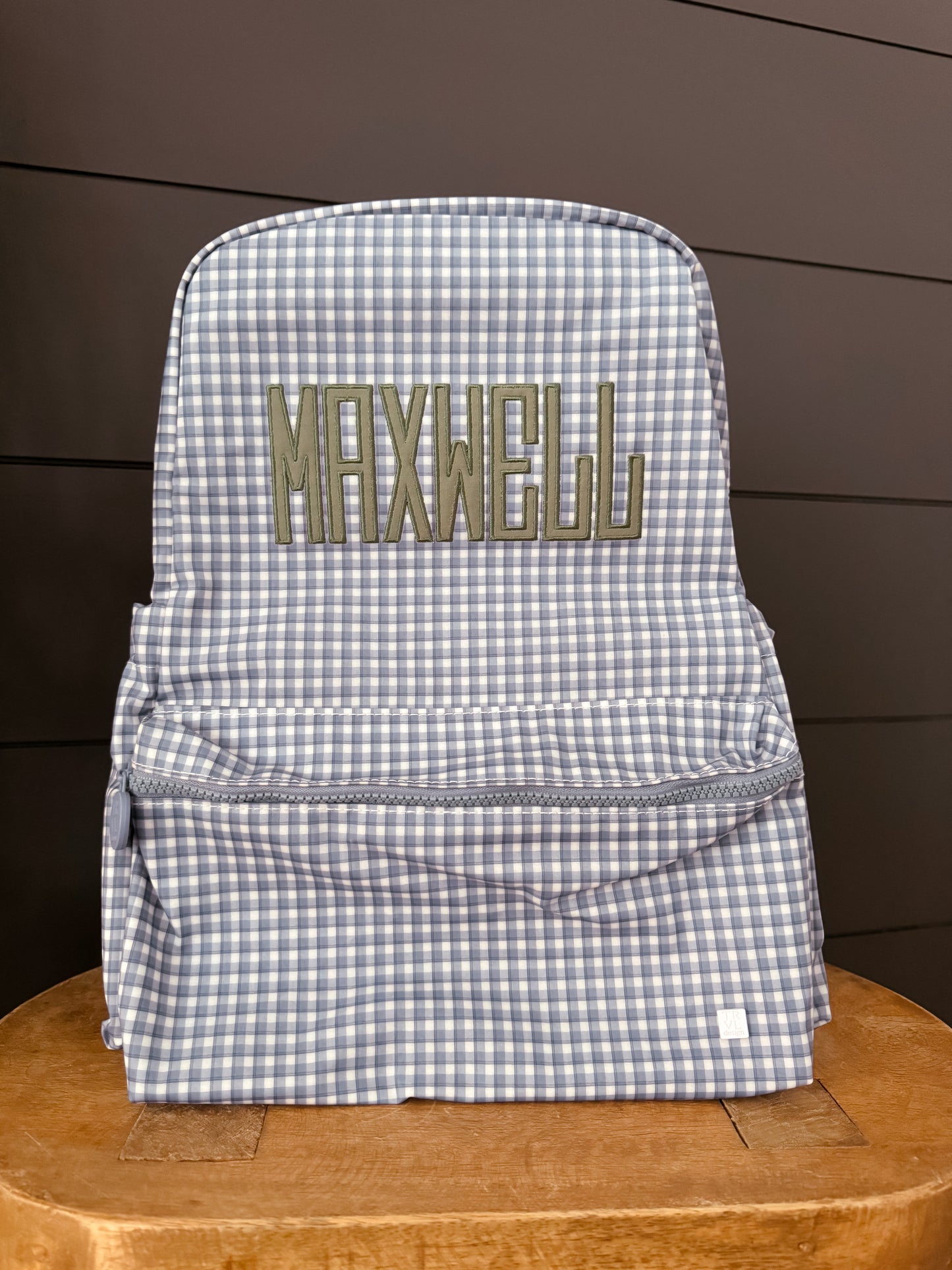TRVL Rodeo Check Indigo BACKPACK