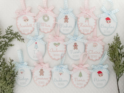 Embroidered Heirloom Christmas Ornaments