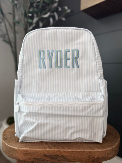 TRVL BLUE PIMLICO STRIPE BACKPACK