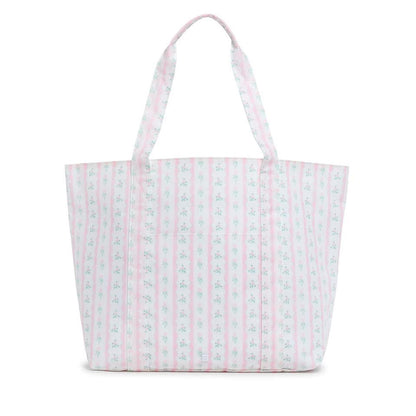 TRVL PINK RIBBON FLORAL JUMBO TOTE