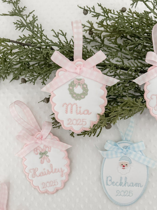Embroidered Heirloom Christmas Ornaments