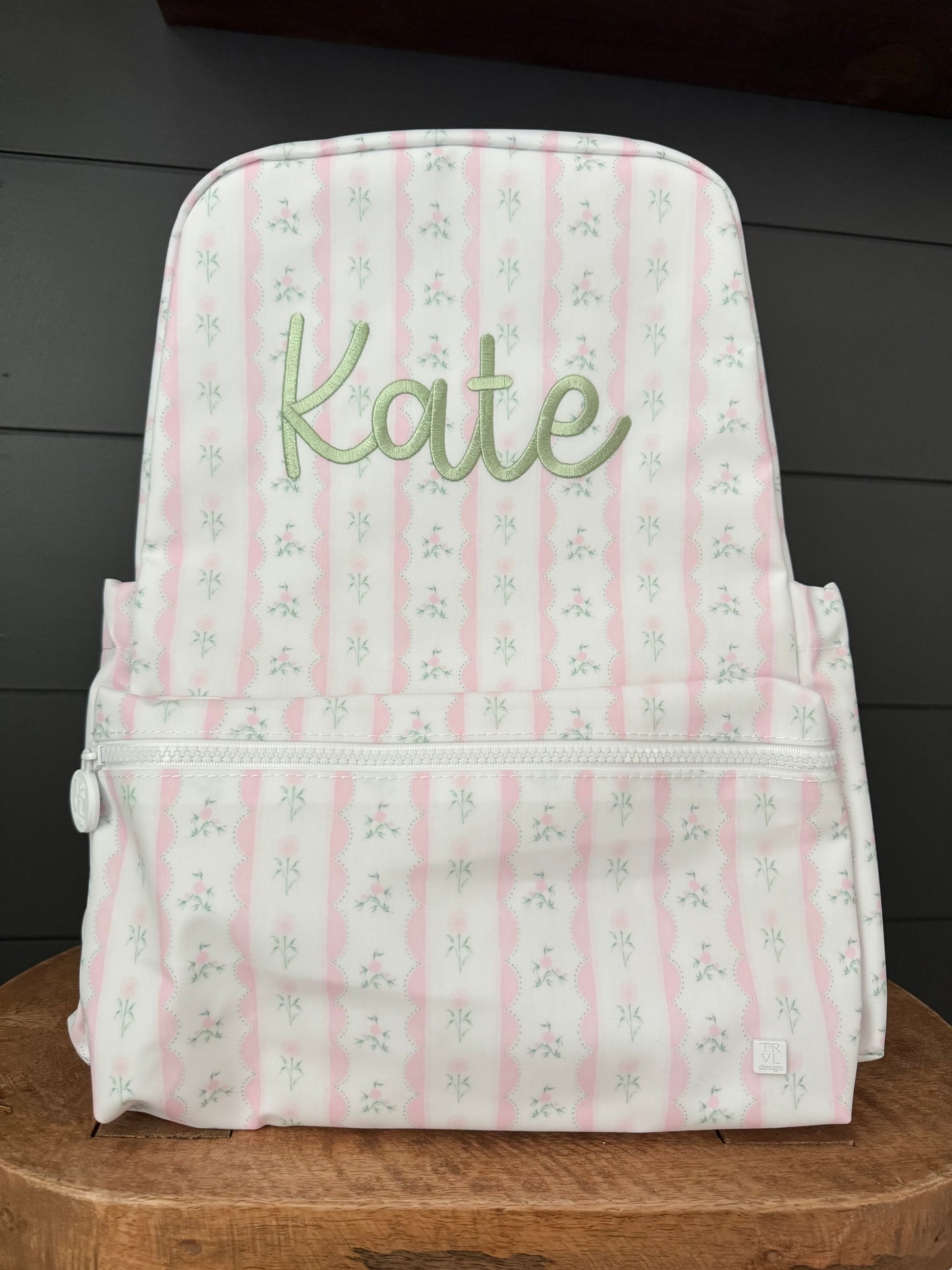 TRVL PINK FLORAL BACKPACK
