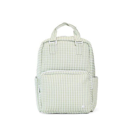 TRVL QUILTED PIMLICO STRIPE SAGE DIAPER BAG ONLY