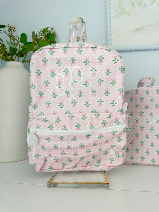 TRVL PETITE FLEUR PINK MINI BACKPACK