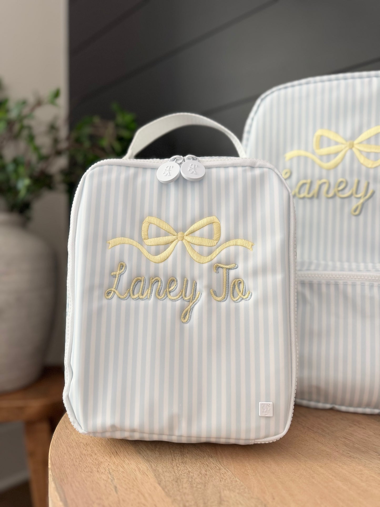 TRVL Blue Pimlico Stripe Lunchbox