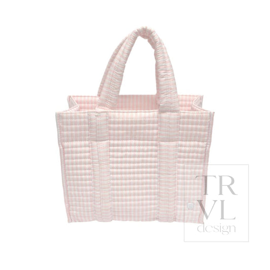 TRVL MINI GO GO TOTE PINK PIMLICO STRIPE