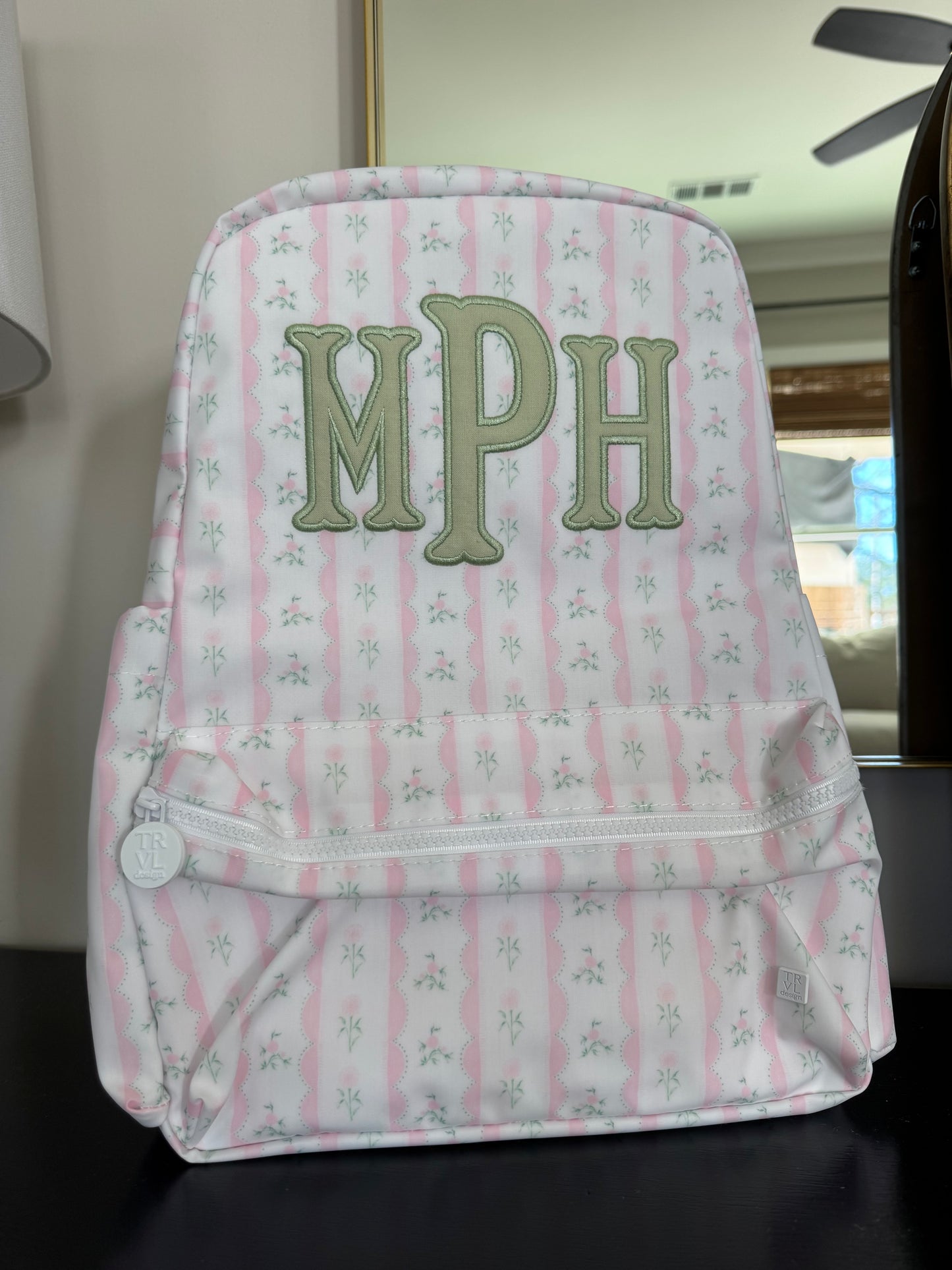 TRVL PINK FLORAL BACKPACK