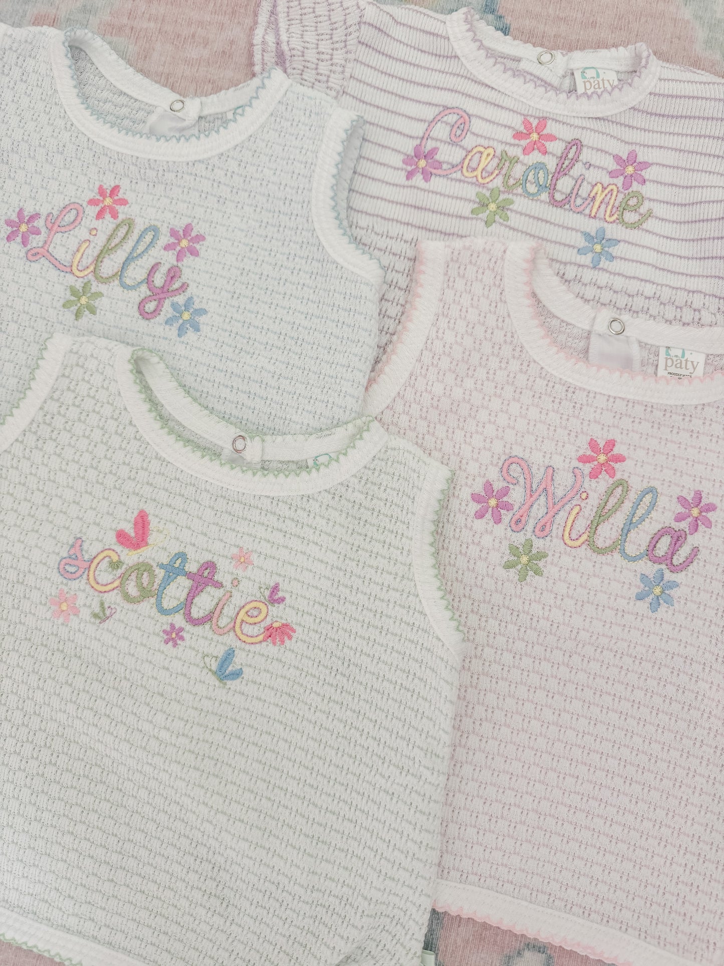 Knit 2pc Diaper Set with or without bows