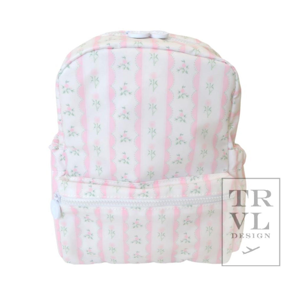 TRVL PINK RIBBON FLORAL MINI BACKPACK