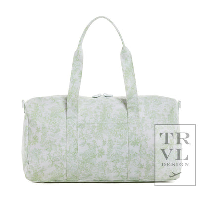 TRVL GREEN TOILE WEEKENDER DUFFEL