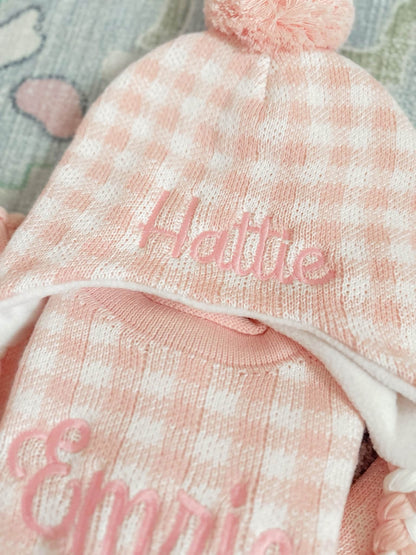 Pink Gingham Rollneck PREORDER