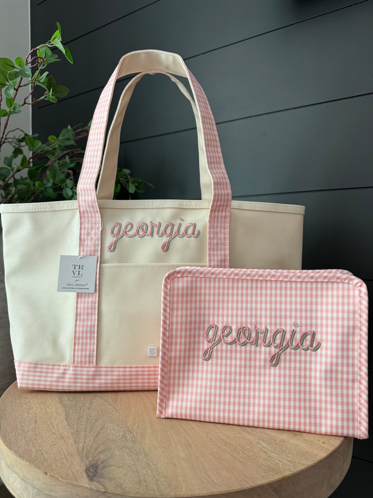 TRVL Pink Taffy Gingham Roadies