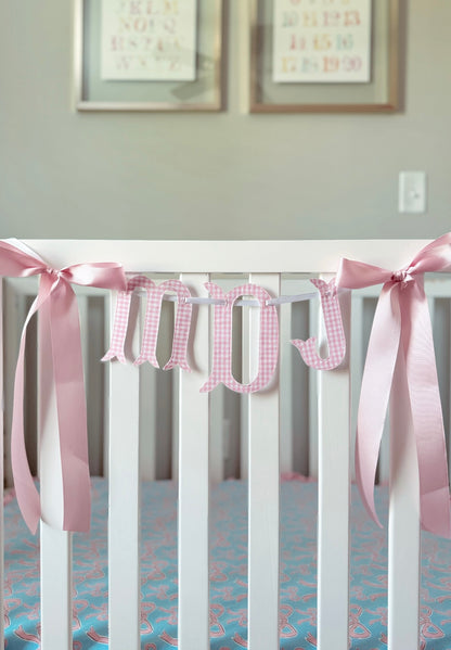 Embroidered Baby Fishtail Initials