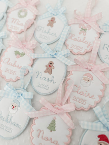 Embroidered Heirloom Christmas Ornaments
