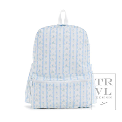TRVL BLUE RIBBON FLORAL BACKPACK