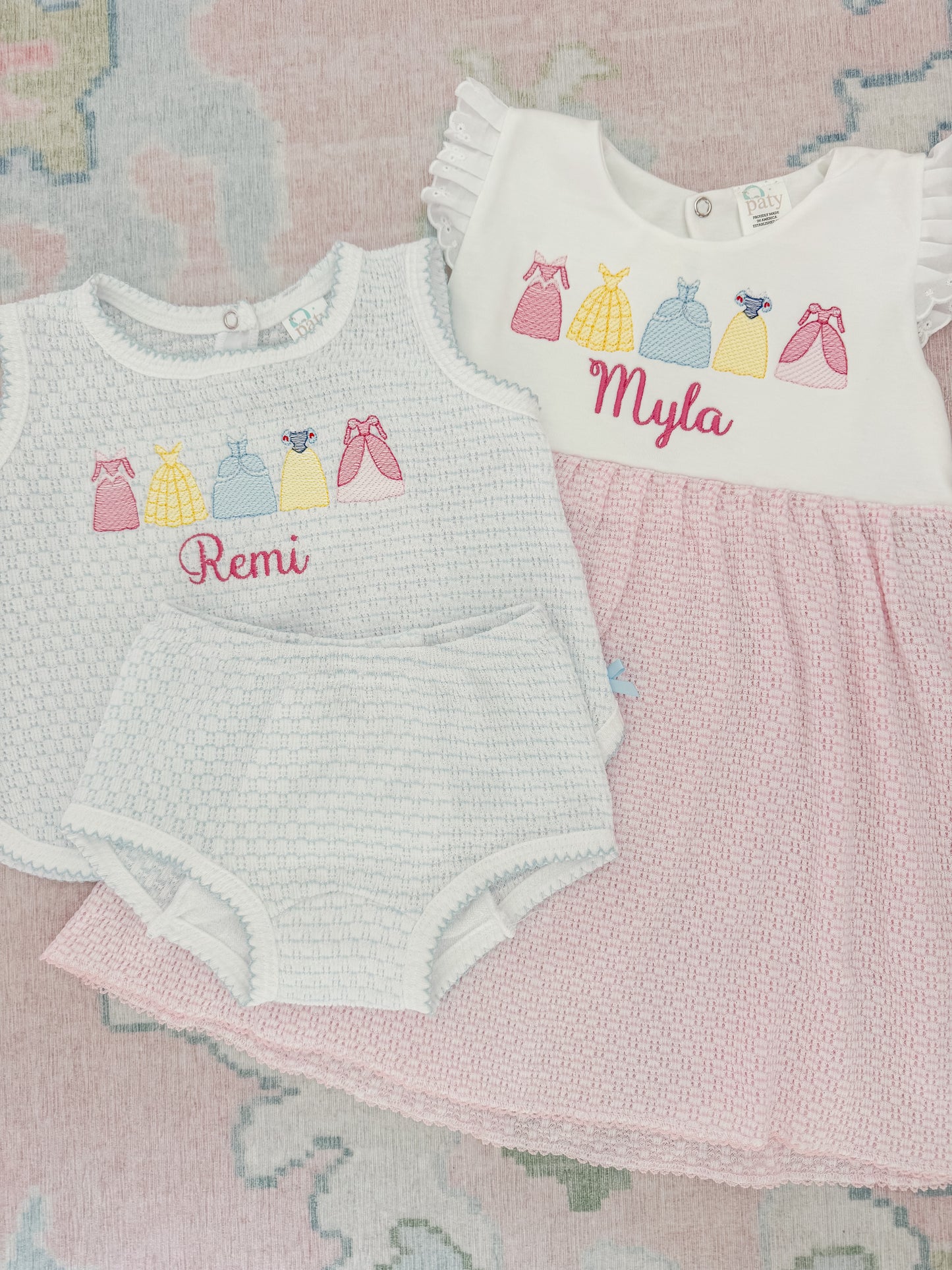 Eyelet Trim Toddler Dress