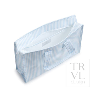 TRVL Overnite Tote Blue Pimlico Stripe