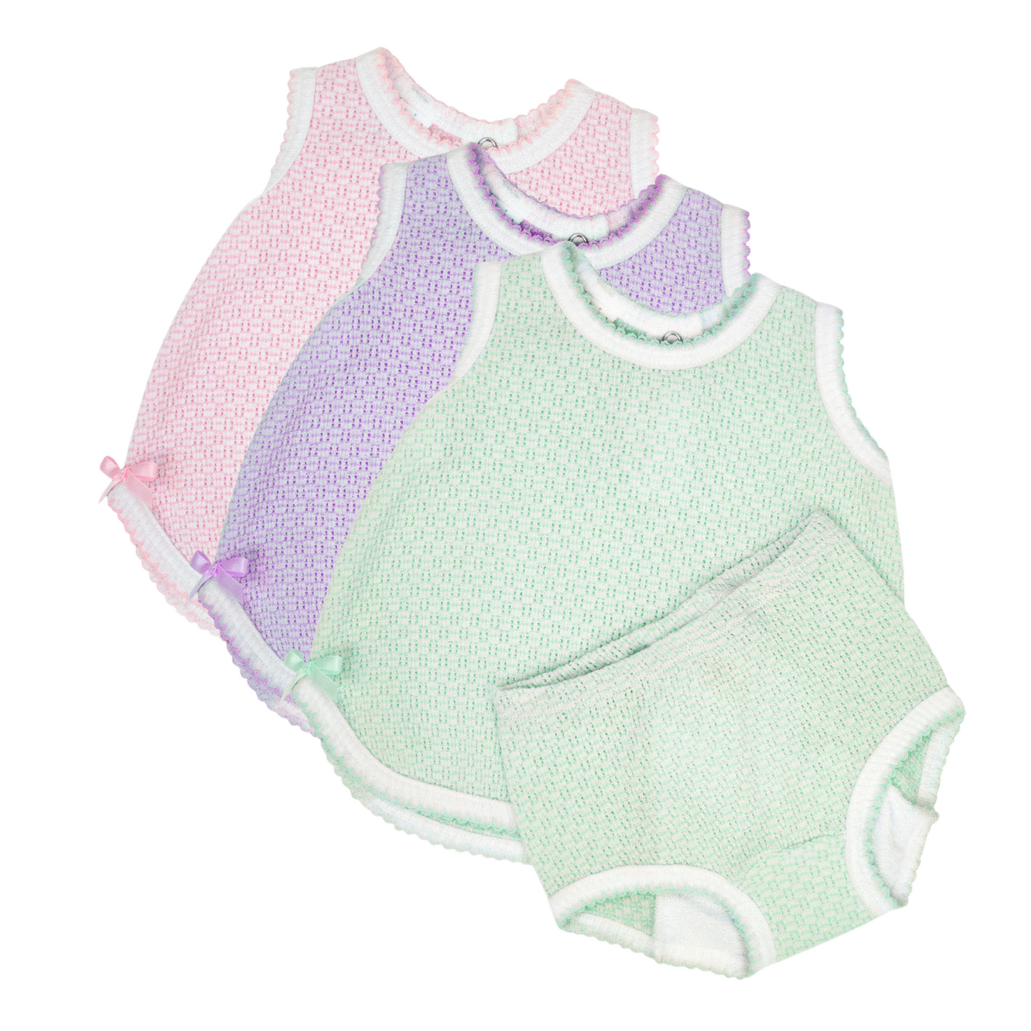 Knit 2pc Diaper Set
