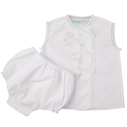 Floral Lace Diaper Set