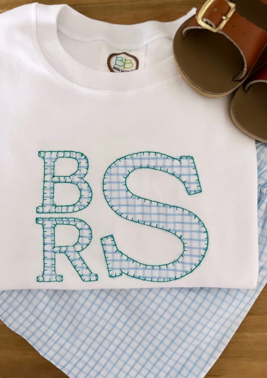 Appliqué Monogrammed Summer Set