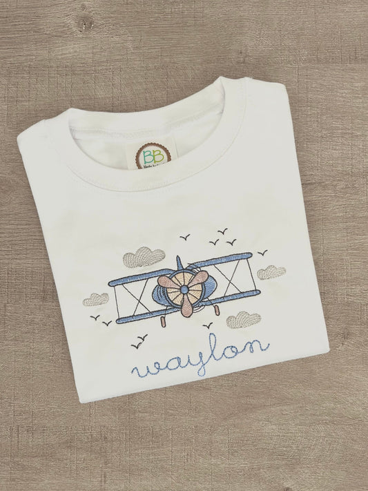 Embroidered Custom Plane Shirt