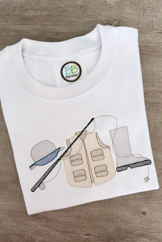 Embroidered Custom Fly Fishing Shirt