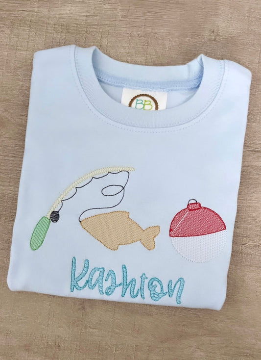 Embroidered Custom Fishing Shirt