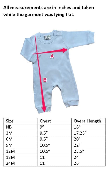 Embroidered Baby Romper in White