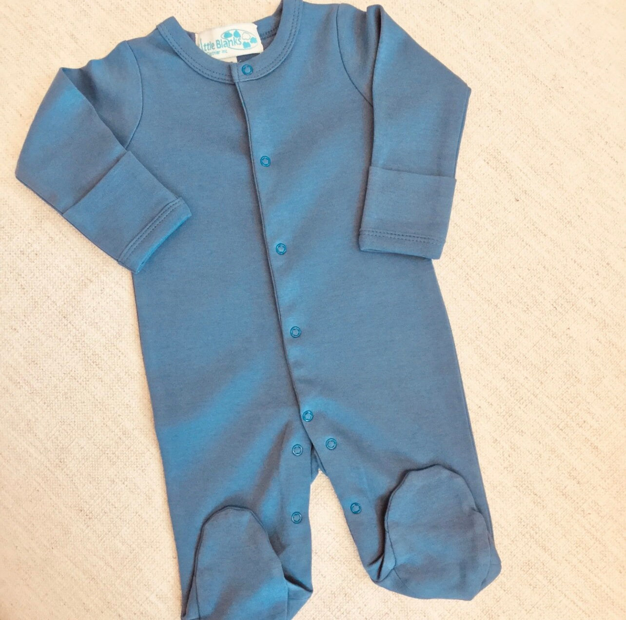 Embroidered Slate Blue Coming Home Outfit