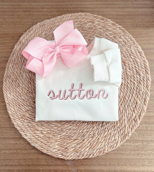 Embroidered Toddler Sweatshirts