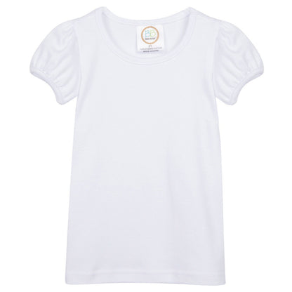 Embroidered Appliqué Bow Girls Shirt