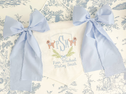 Custom Pup Baby Banner